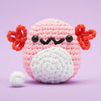 Kibakids - Strawberry the Axolotl Crochet Kit