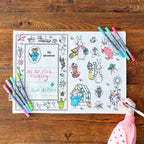 Kibakids - Tom Kitten™ Reusable Colour-In Placemat for Kids
