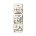 Kibakids - Magnetic Blocks: Robot Coloring Set
