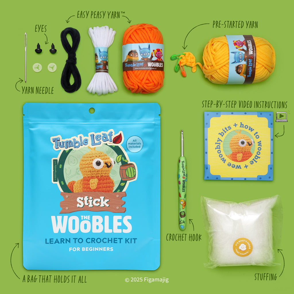 Kibakids - Stick Crochet Kit