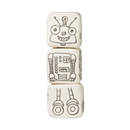 Kibakids - Magnetic Blocks: Robot Coloring Set