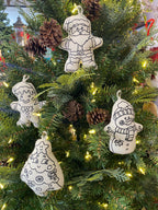 Kibakids - Tree Christmas Ornament Coloring Set