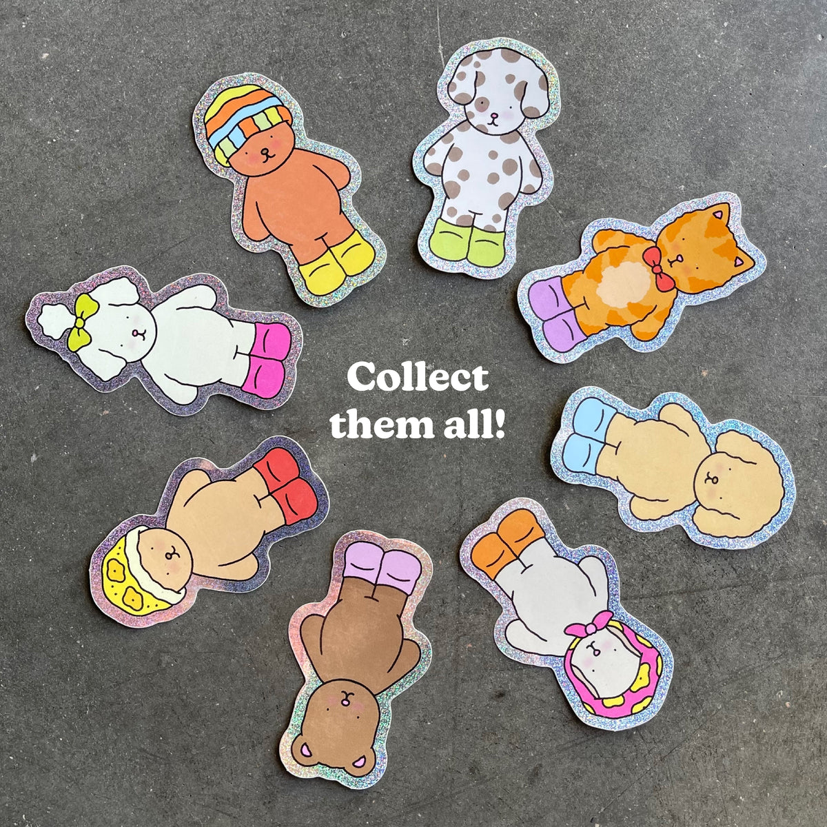 Kibakids - Kibakids Glitter Sticker + Info Card