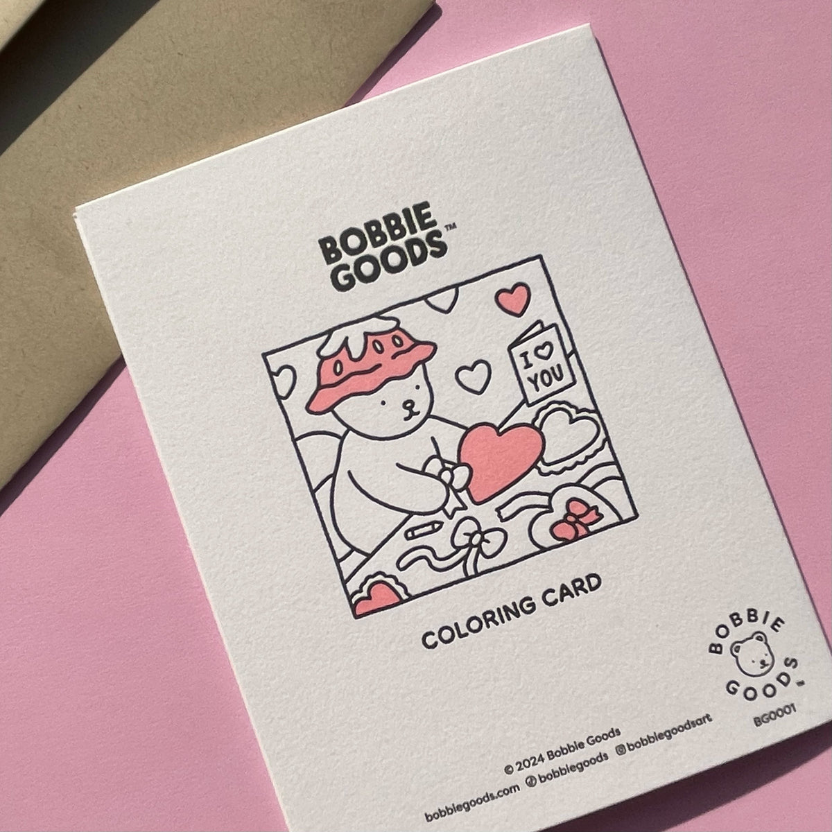 Kibakids - Hold My Hand Coloring Card