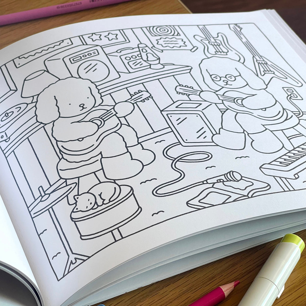 Kibakids - Day to Night Coloring Book