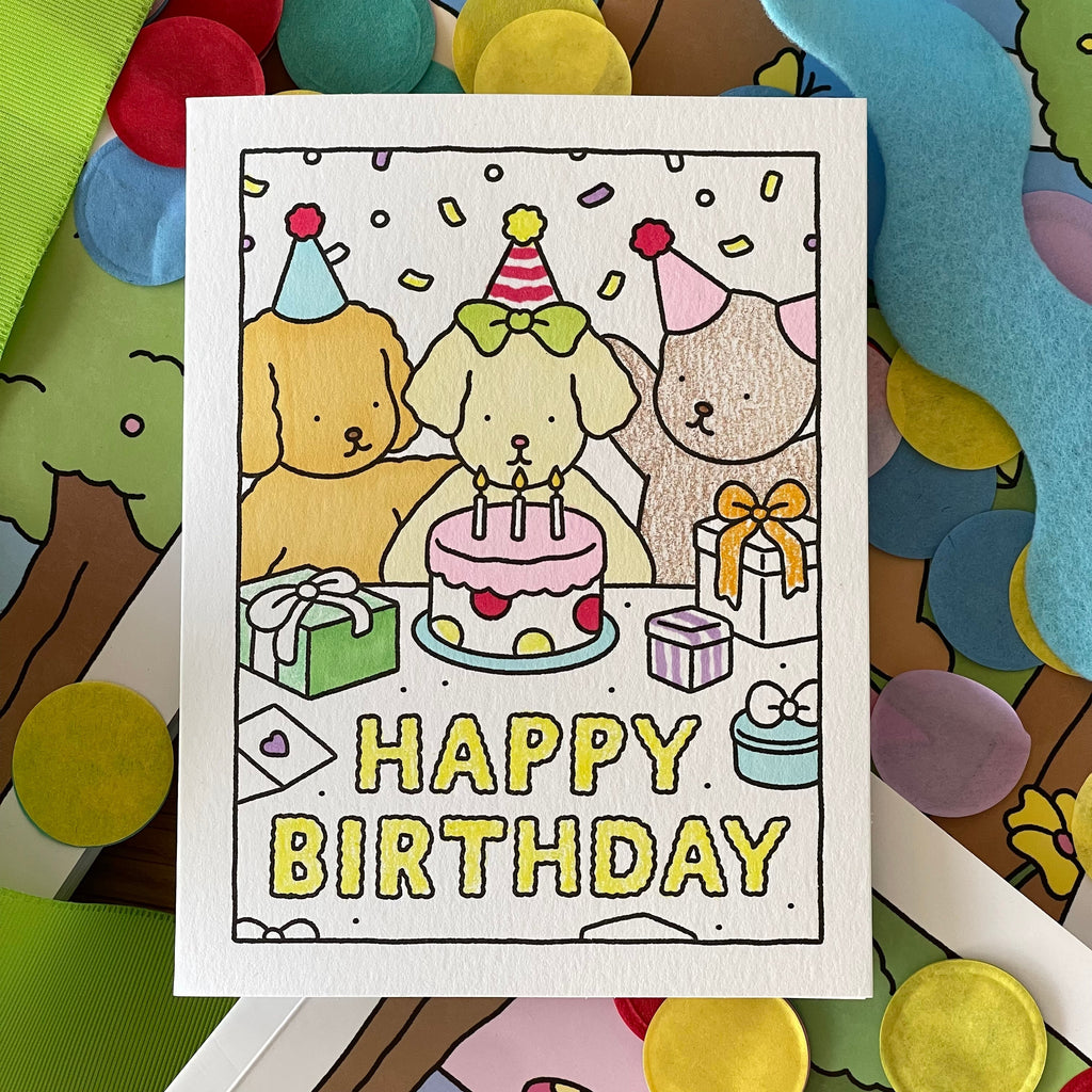 Kibakids - Happy Birthday Coloring Card