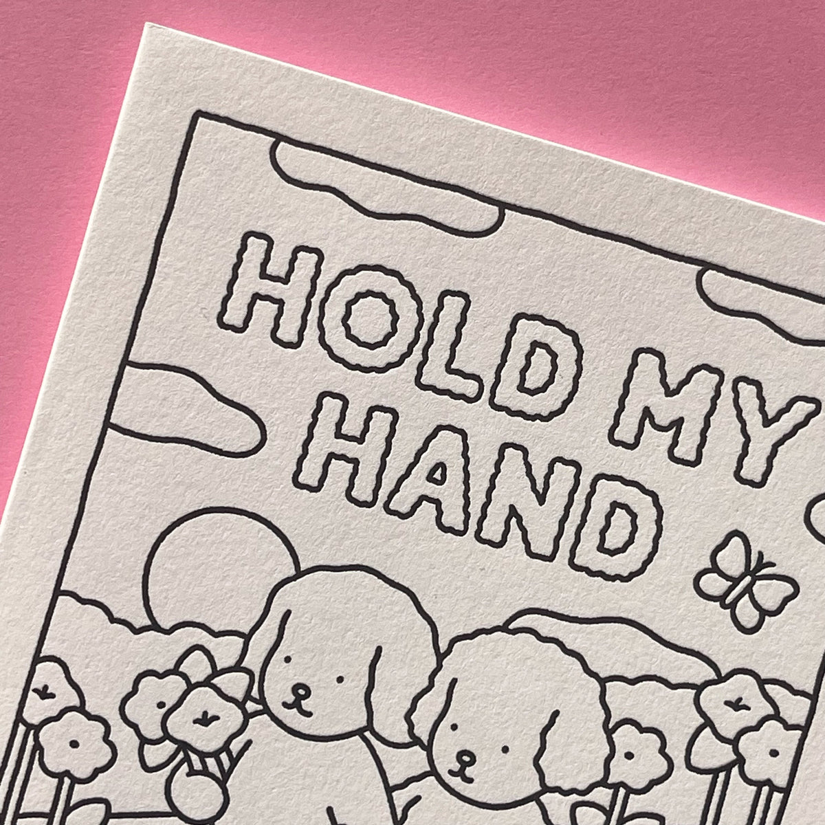 Kibakids - Hold My Hand Coloring Card