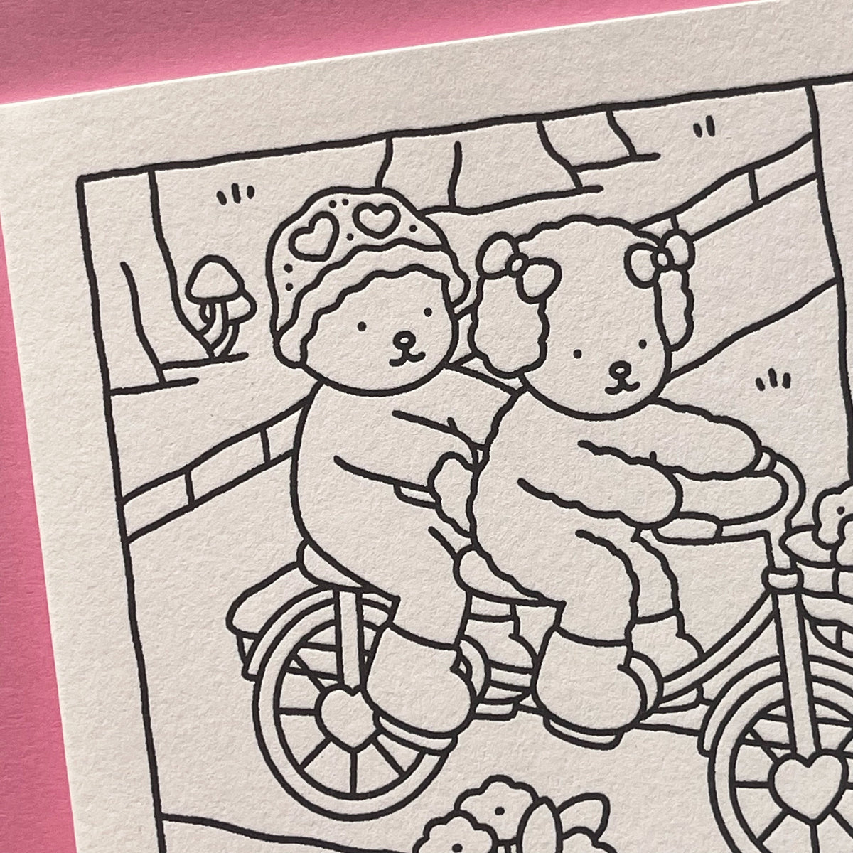 Kibakids - I Love You! Coloring Card