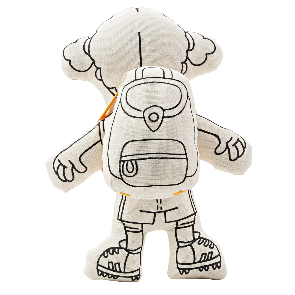Kibakids - Sports Series: Soccer Girl with Pigtails Coloring Set