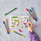Kibakids - world map pencil case