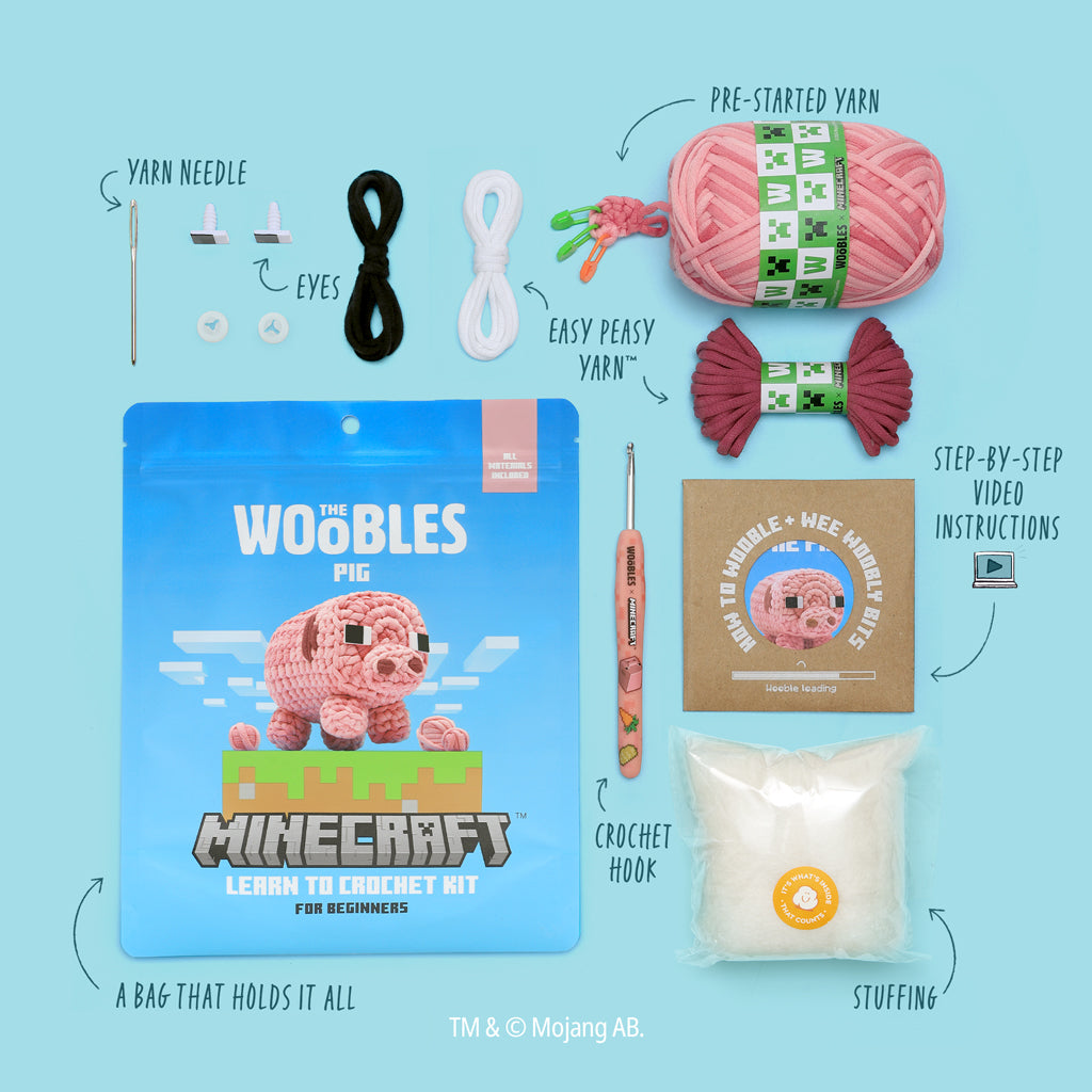 Kibakids - Minecraft Pig Saddle Up Bundle