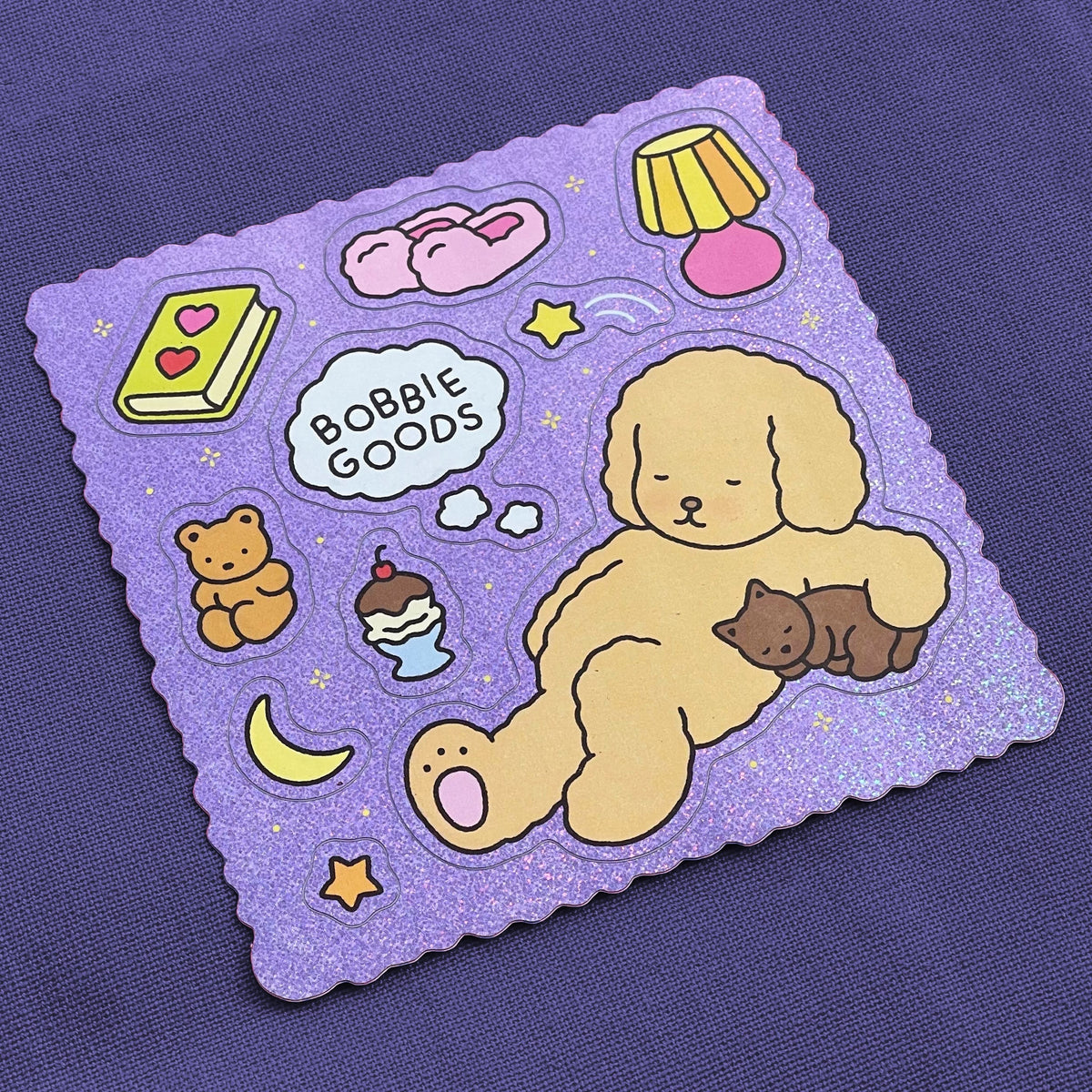 Kibakids - Night Glitter Sticker Sheet