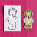 Kibakids - Opal Glitter Sticker + Info Card