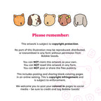 Kibakids - Digital Download • Pumpkin Coloring Grams