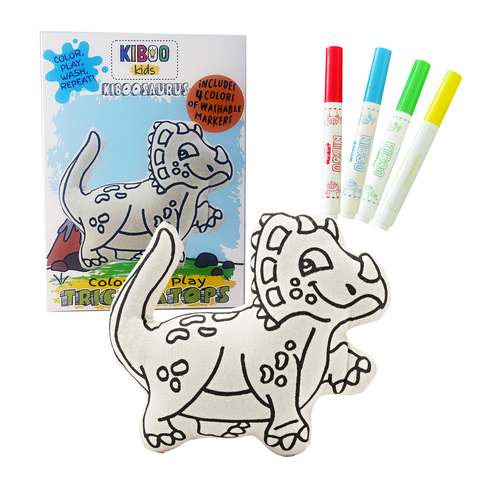 Kibakids - Dino Series: Triceratops Coloring Set