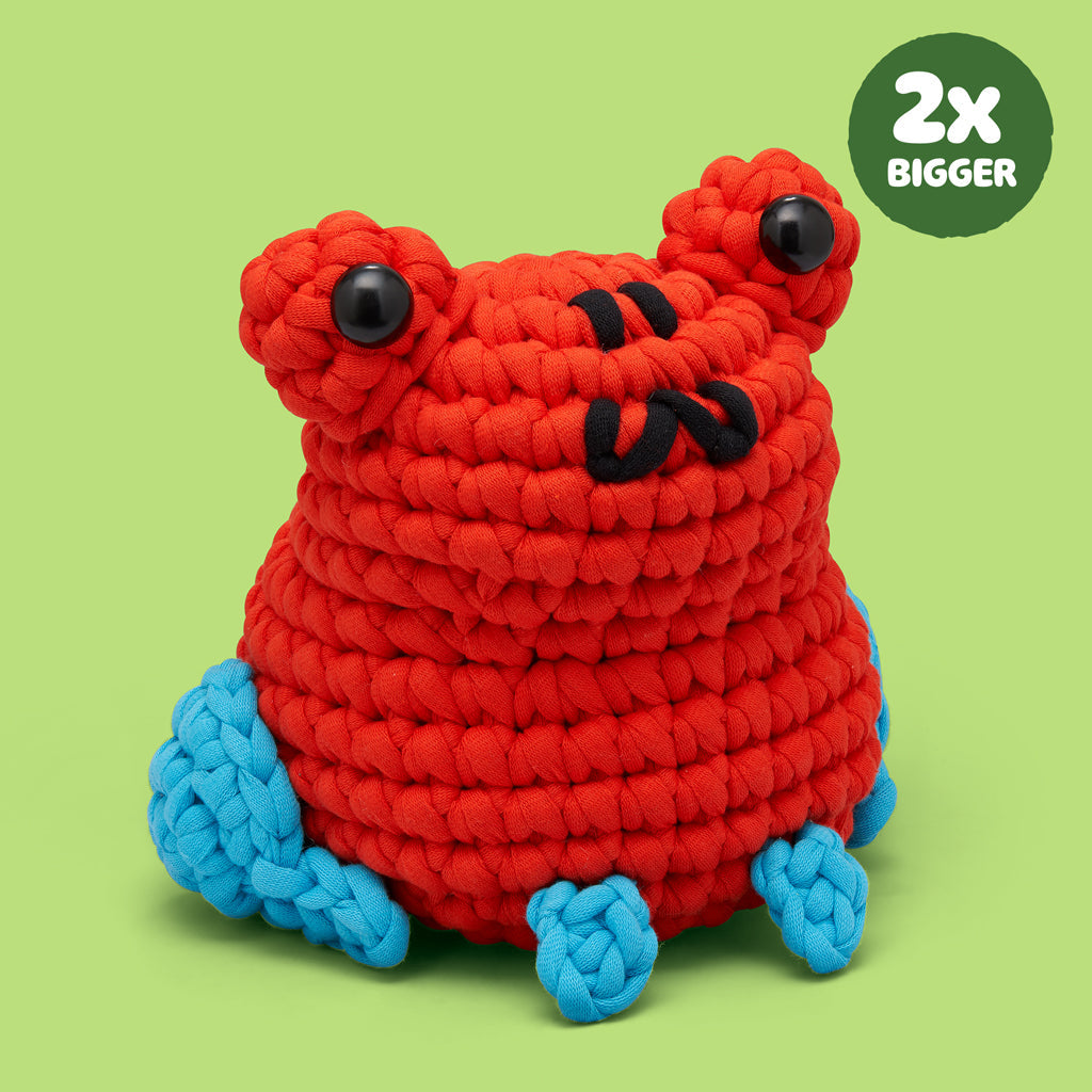 Kibakids - Kurt the Poison Dart Frog Extra Squeezy Crochet kit