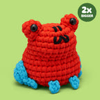 Kibakids - Kurt the Poison Dart Frog Extra Squeezy Crochet kit