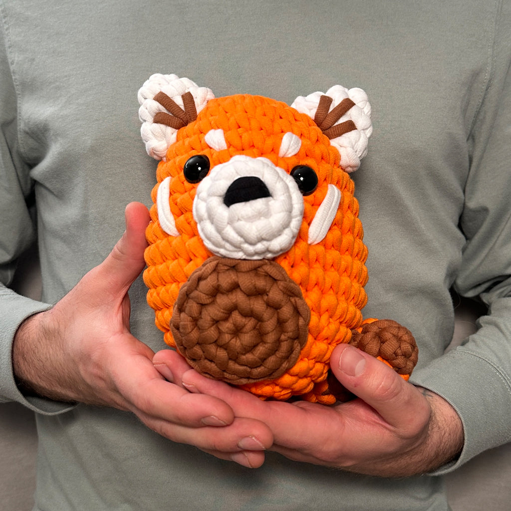 Kibakids - Soli the Red Panda Extra Squeezy Crochet Kit