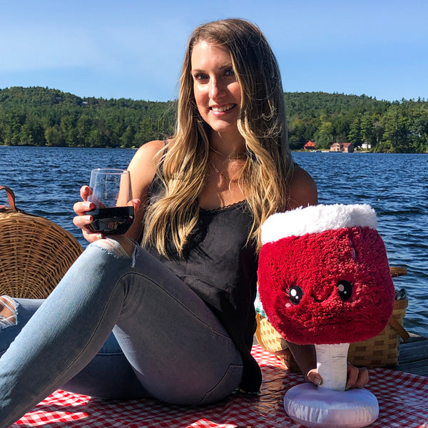 Kibakids - Boozy Buds Red Wine Glass