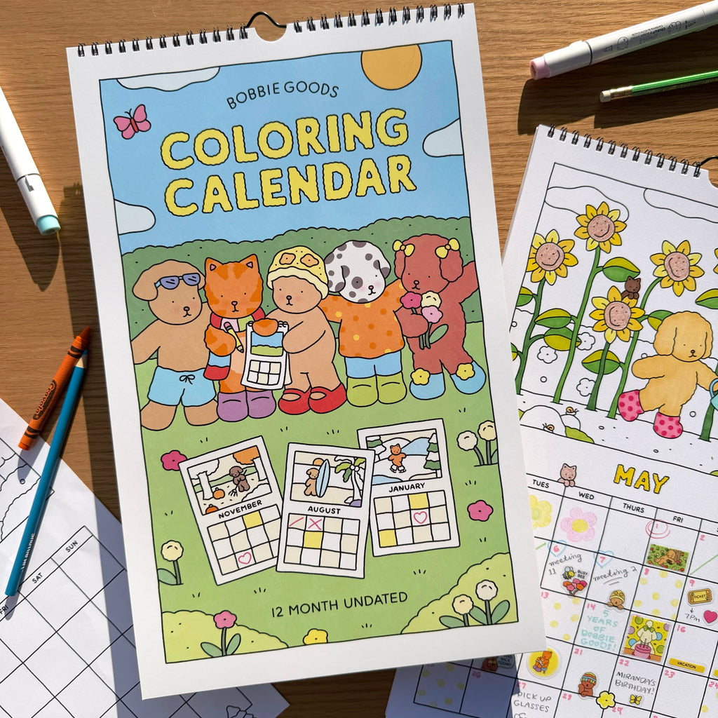 Kibakids - Coloring Calendar