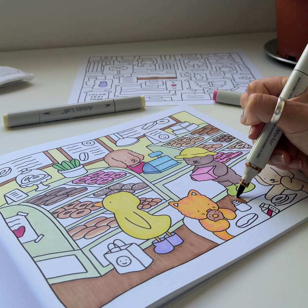 Kibakids - Spring-Summer Coloring Book
