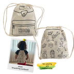 Kibakids - Drawstring Backpack Coloring Set