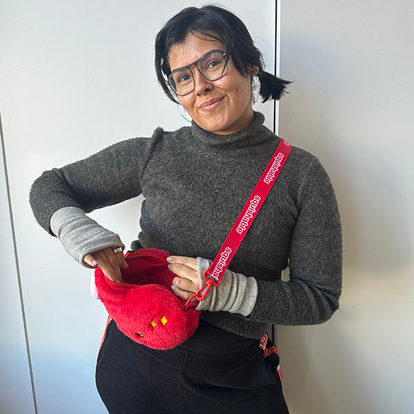 Kibakids - Kibakids Heart Fuzzy Crossbody Bag